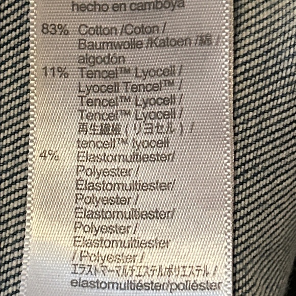 Madewell Cali Demi Boot Jeans in Dorrance Wash TENCEL Denim Edition Size 28 - Picture 10 of 12